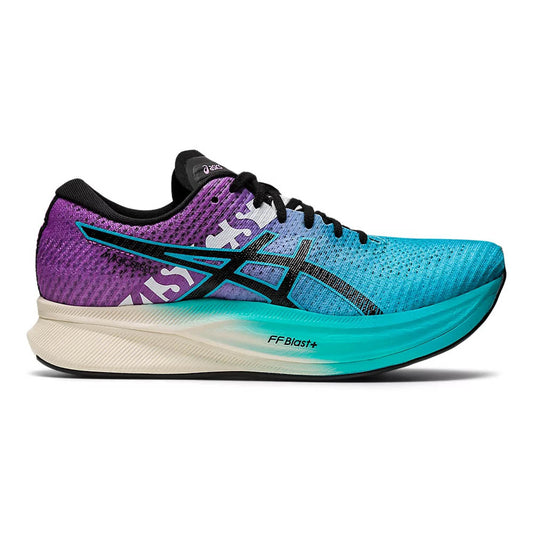 Women's Asics Magic Speed 2 Ekiden, Aquarium/Black, 6.5 B Medium - Skoutley Outdoors LLC
