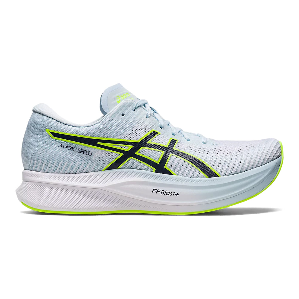 Women's Asics Magic Speed 2, Sky/Midnight, 9.5 B Medium - Skoutley Outdoors LLC