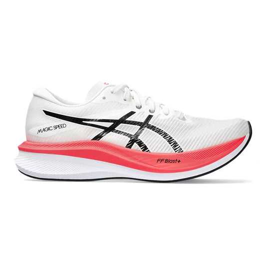 Women's Asics Magic Speed 3, White/Black, 6 B Medium - Skoutley Outdoors LLC