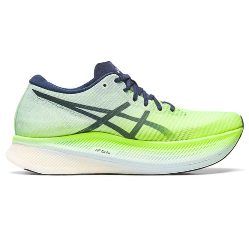 Women's Asics MetaSpeed Sky, Hazard Green/Sky, 9.5 B Medium - Skoutley Outdoors LLC