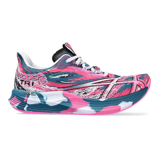 Women's Asics Noosa TRI 15, Restful Teal/Hot Pink, 5 B Medium - Skoutley Outdoors LLC