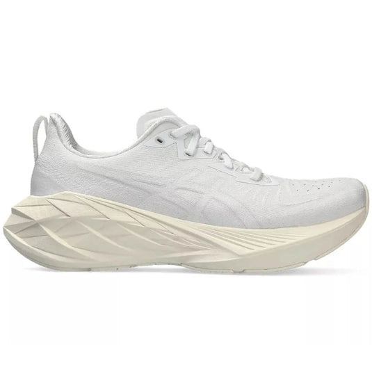 Women's Asics Novablast 4, White/White, 11 B Medium - Skoutley Outdoors LLC