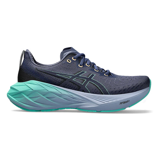 Women's Asics Novablast 4, Thunder Blue/Blue Expanse, 6.5 B Medium - Skoutley Outdoors LLC