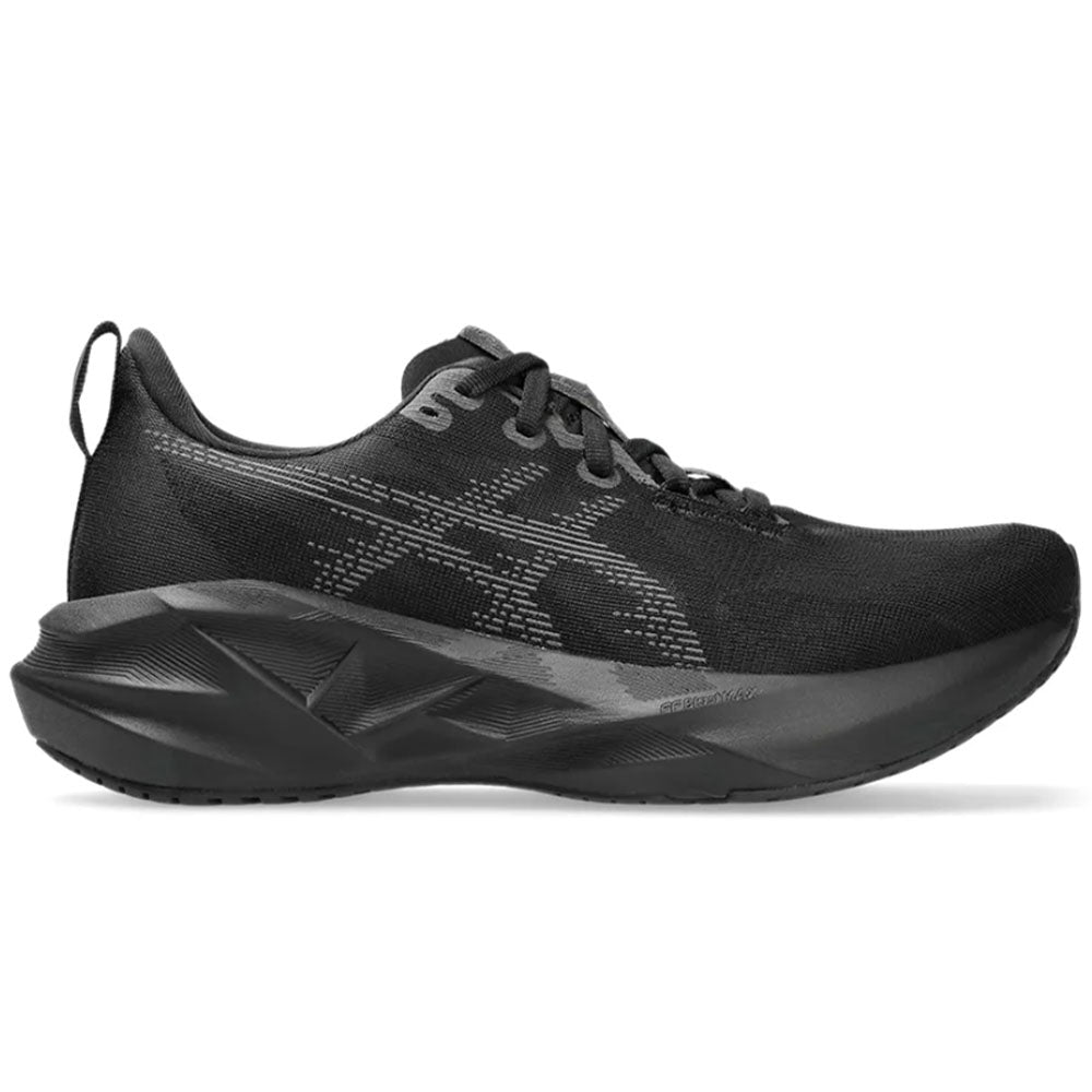 Women's Asics Novablast 5, Black/Carrier Grey, 9 B Medium - Skoutley Outdoors LLC