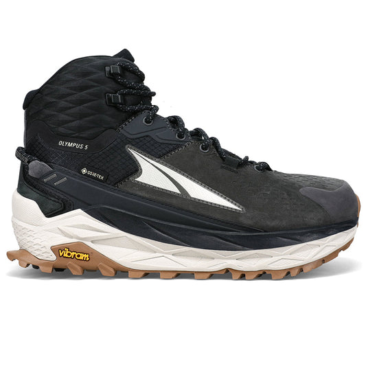 Women's Altra Olympus 5 Mid GTX, Black, 5.5 B Medium - Skoutley Outdoors LLC