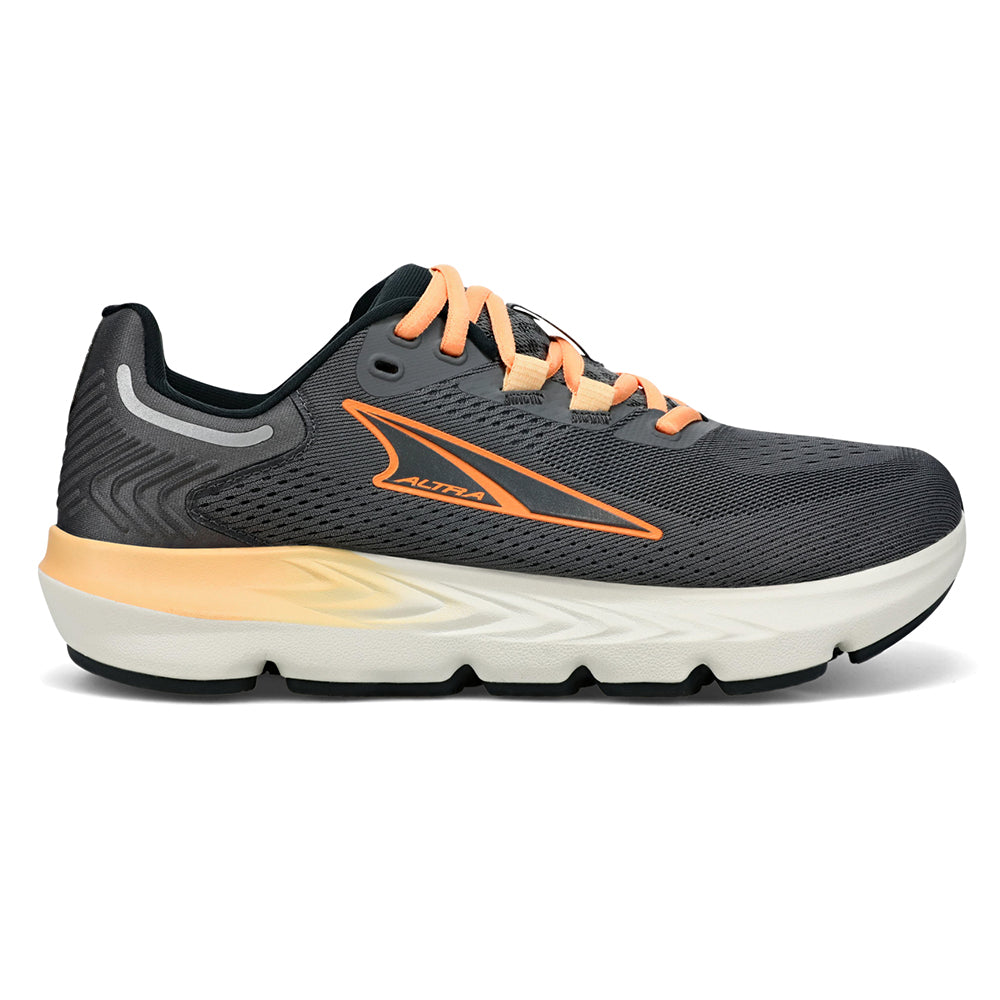 Women's Altra Provision 7, Gray/Orange, 7.5 B Medium - Skoutley Outdoors LLC