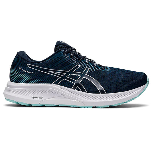 Women's Asics GT-4000 3, French Blue/Pure Silver, 7 D Wide - Skoutley Outdoors LLC