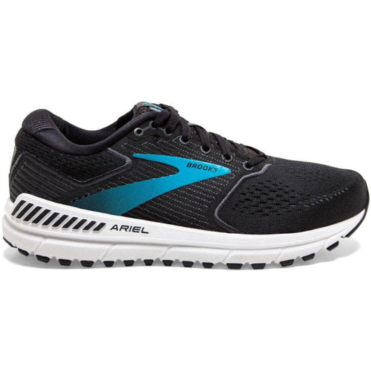 Women's Brooks Ariel '20, Black/Ebony/Blue, 6 D Wide - Skoutley Outdoors LLC