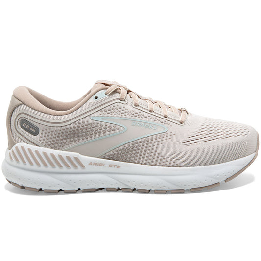 Women's Brooks Ariel GTS 23, Chateau Grey/White Sand, 12 D Wide - Skoutley Outdoors LLC