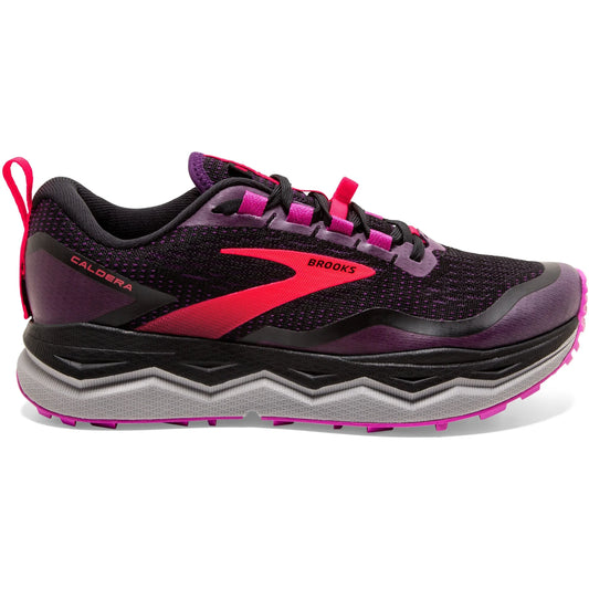 Women's Brooks Caldera 5, Black/Fuchsia/Purple, 7.5 B Medium - Skoutley Outdoors LLC
