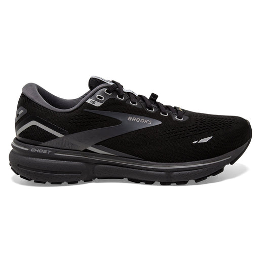 Women's Brooks Ghost 15 GTX, Black/Blackened Pearl/Alloy, 5.5 B Medium - Skoutley Outdoors LLC