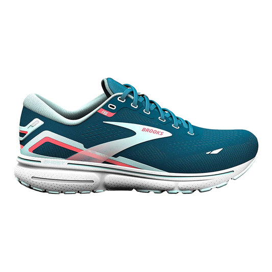 Women's Brooks Ghost 15, Legion Blue/Blue/Bittersweet, 11 B Medium - Skoutley Outdoors LLC