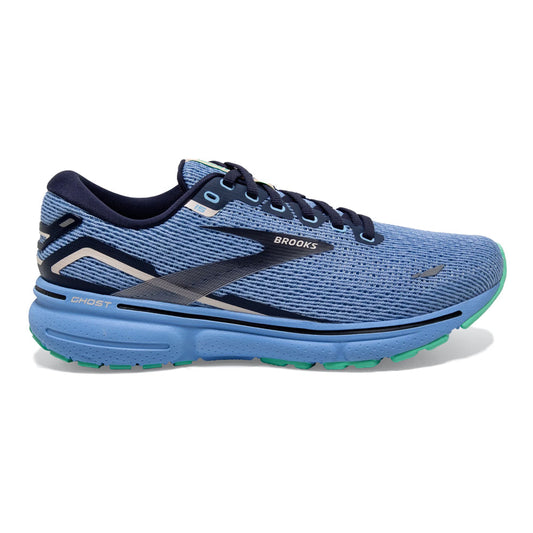 Women's Brooks Ghost 15, Vista Blue/Peacoat/Linen, 5 B Medium - Skoutley Outdoors LLC
