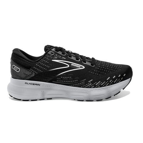 Women's Brooks Glycerin 20, Black/White/Alloy, 5 B Medium - Skoutley Outdoors LLC