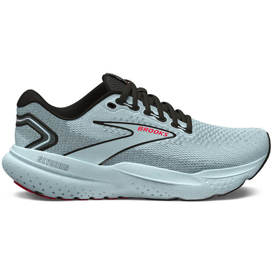 Women's Brooks Glycerin 21, Cloud/Black/Pink, 6 B Medium - Skoutley Outdoors LLC