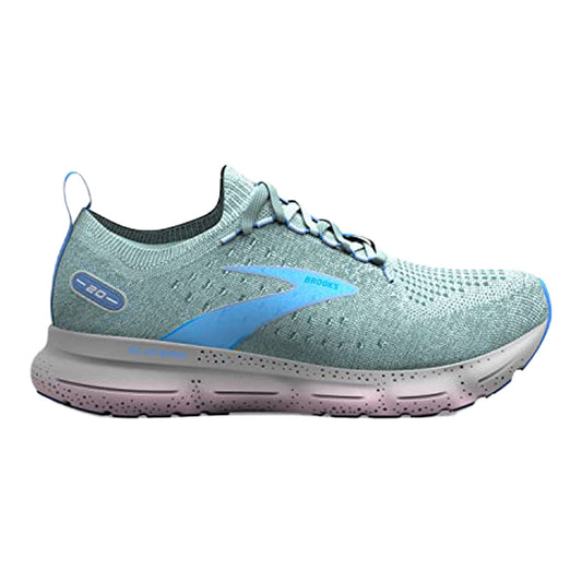 Women's Brooks Glycerin StealthFit 20, Blue Glass/Marina/Open Air, 5 B Medium - Skoutley Outdoors LLC