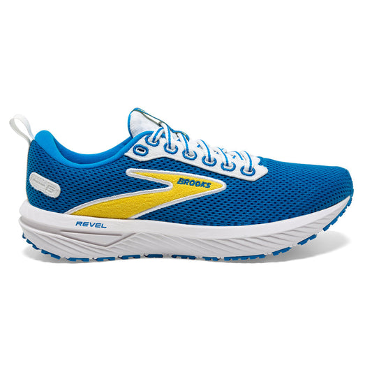 Women's Brooks Revel 6, Blue/Yellow, 5.5 B Medium - Skoutley Outdoors LLC
