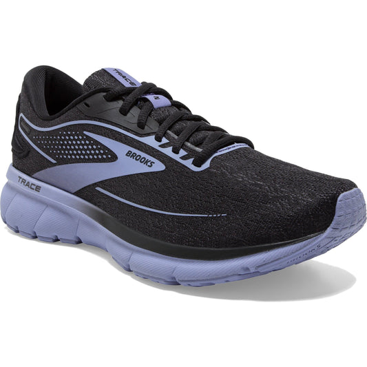 Women's Brooks Trace 2, Black/Pearl/Purple, 5 B Medium - Skoutley Outdoors LLC