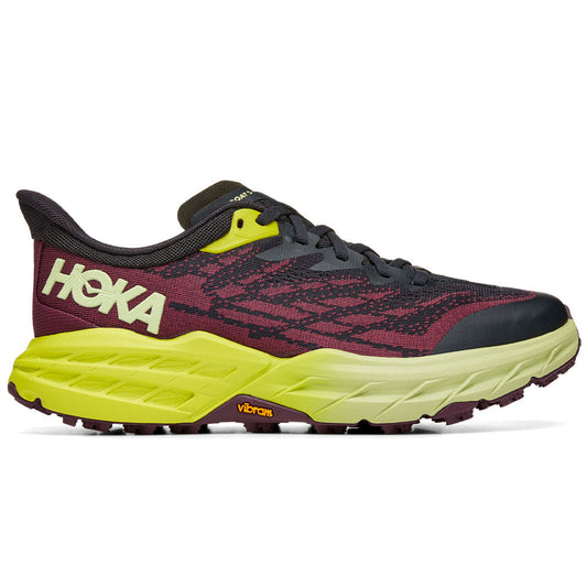 Women's Hoka Speedgoat 5, Blue Graphite/Evening Primrose, 11 B Medium - Skoutley Outdoors LLC