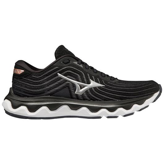 Women's Mizuno Wave Horizon 6, Black/Silver, 9.5 B Medium - Skoutley Outdoors LLC