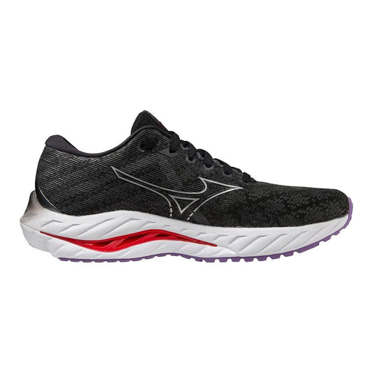Women's Mizuno Wave Inspire 19, Black/Silver, 7 B Medium - Skoutley Outdoors LLC