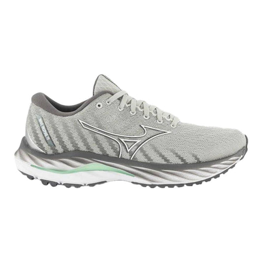 Women's Mizuno Wave Inspire 19, Harbor Mist-White, 12 B Medium - Skoutley Outdoors LLC
