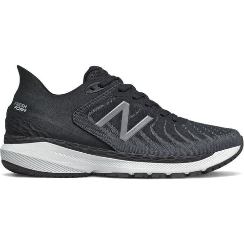 Women's New Balance Fresh Foam 860 v11, Black/White/Lead, 5 2A Narrow - Skoutley Outdoors LLC