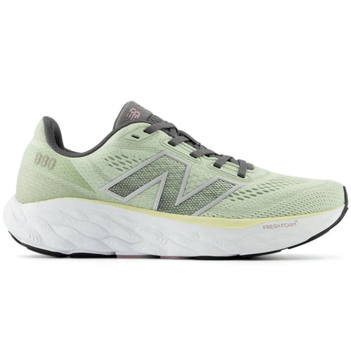 Women's New Balance Fresh Foam X 880v14, Natural Mint/Silver Metallic/Ice Wine, 7.5 2E Extra Wide - Skoutley Outdoors LLC