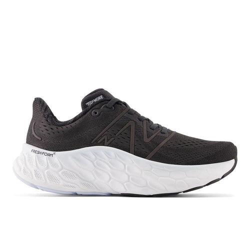 Women's New Balance Fresh Foam X More v4, Black, 10.5 D Wide - Skoutley Outdoors LLC