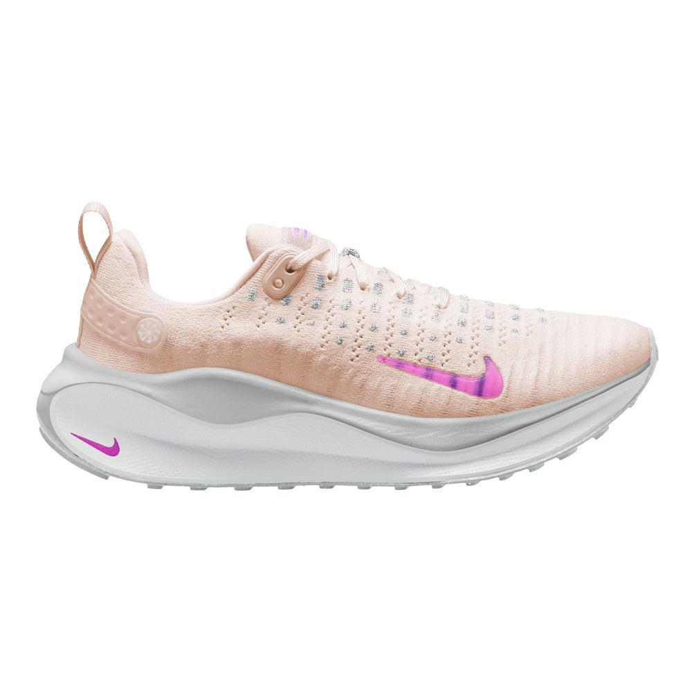 Women's Nike InfinityRN 4, Guava Ice/Vivid Purple-Photon Dust-White, 9 B Medium - Skoutley Outdoors LLC