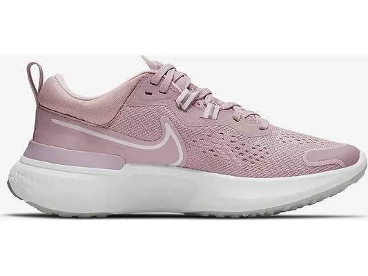 Women's Nike React Miler 2, Plum Chalk/White-Pink Foam, 10 B Medium - Skoutley Outdoors LLC