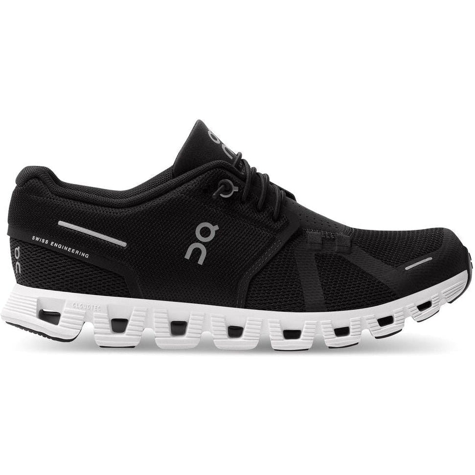 Women's On Cloud 5, Black/White, 9.5 B Medium - Skoutley Outdoors LLC