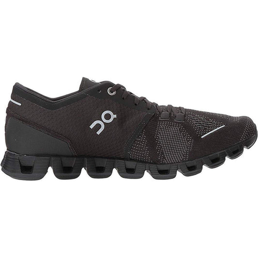 Women's On Cloud X, Black/Asphalt, 5.5 B Medium - Skoutley Outdoors LLC