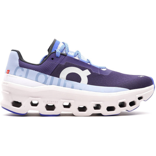 Women's On Cloudmonster, Acai/Lavendar, 5.5 B Medium - Skoutley Outdoors LLC