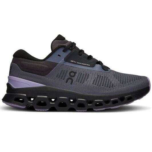 Women's On Cloudstratus 3, Metal/Wisteria, 6 B Medium - Skoutley Outdoors LLC