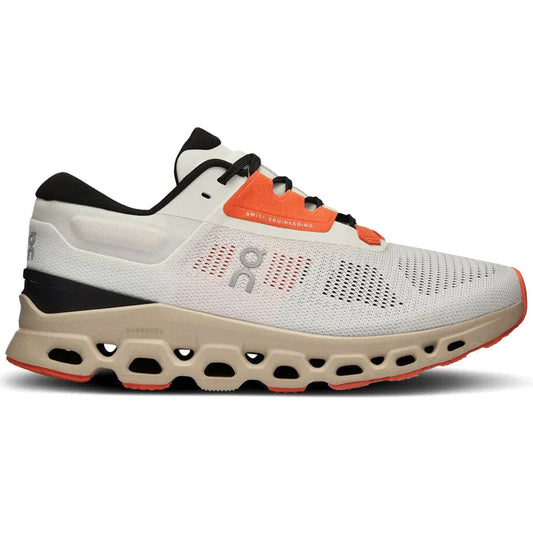 Women's On Cloudstratus 3, Undyed-White/Sand, 10.5 B Medium - Skoutley Outdoors LLC