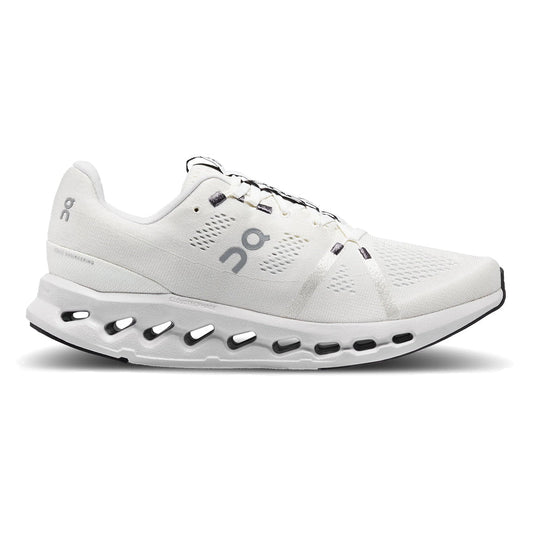 Women's On Cloudsurfer, White/Frost, 5 B Medium - Skoutley Outdoors LLC
