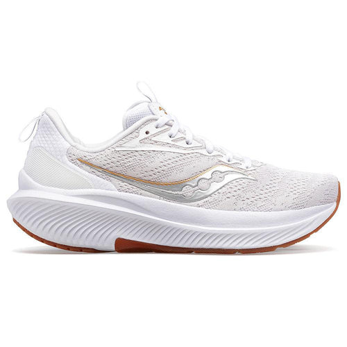 Women's Saucony Echelon 9, White/Gum, 6.5 D Wide - Skoutley Outdoors LLC