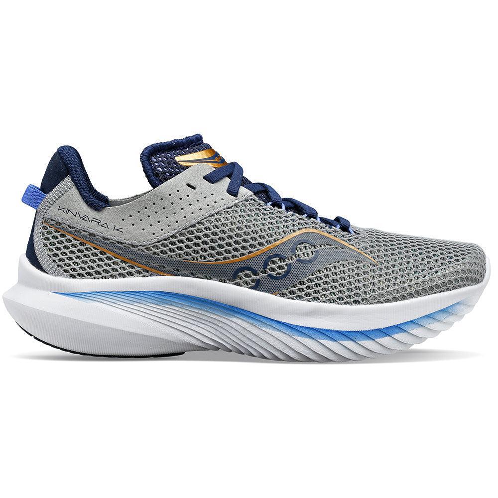 Women's Saucony Kinvara 14, Fossil/Pool, 6 B Medium - Skoutley Outdoors LLC
