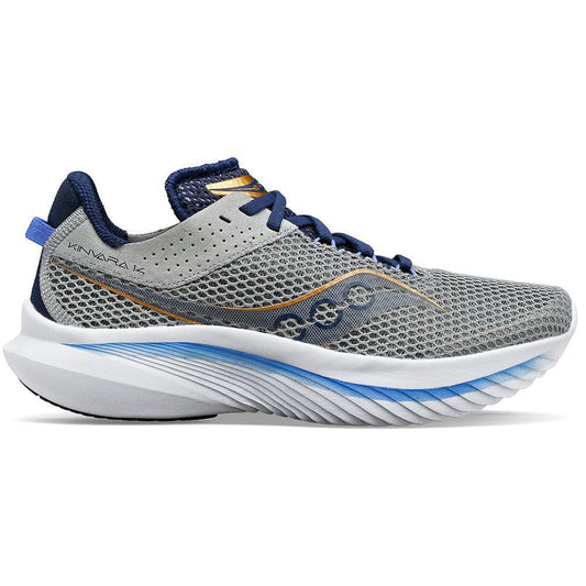 Women's Saucony Kinvara 14, Fossil/Pool, 6.5 B Medium - Skoutley Outdoors LLC