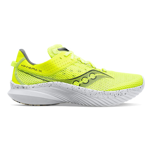 Women's Saucony Kinvara 14, Citron/Black, 6 B Medium - Skoutley Outdoors LLC