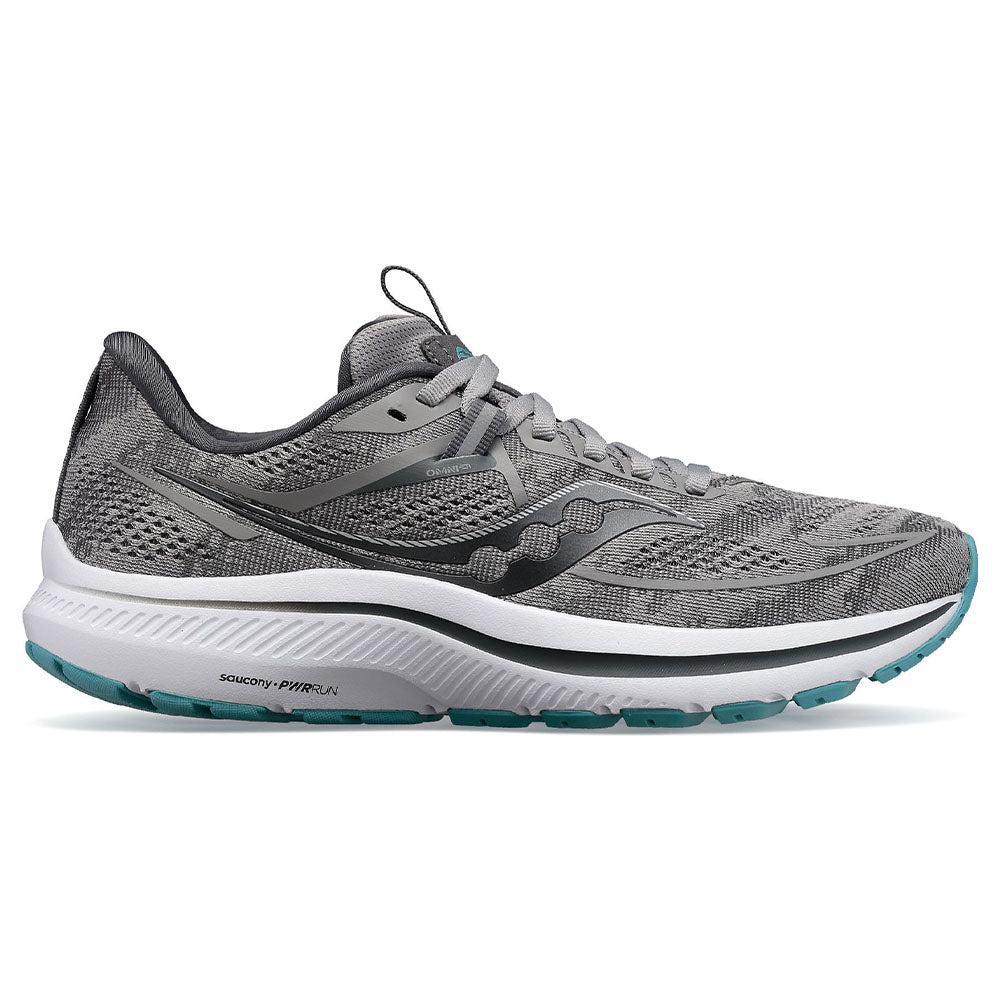Women's Saucony Omni 21, Alloy/Rainfall, 7.5 B Medium - Skoutley Outdoors LLC