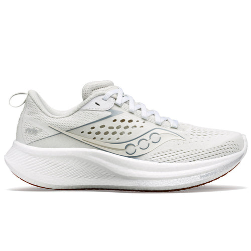 Women's Saucony Ride 17, Pearl/Gum, 11 B Medium - Skoutley Outdoors LLC
