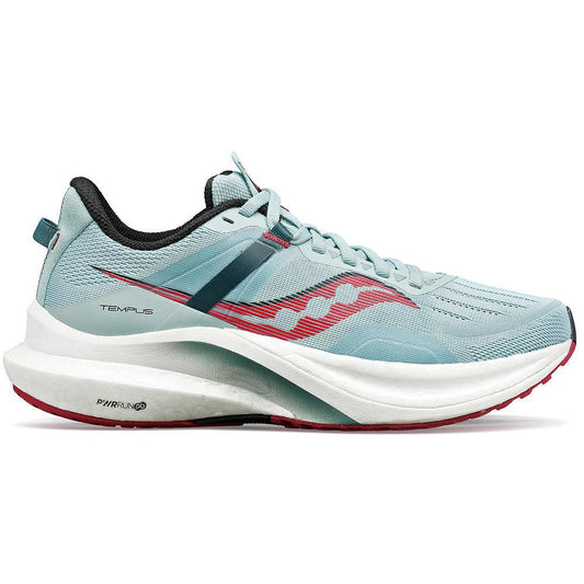 Women's Saucony Tempus, Mineral/Rose, 6.5 B Medium - Skoutley Outdoors LLC