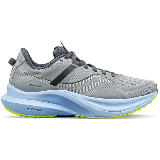 Women's Saucony Tempus, Fossil/Ether, 7.5 D Wide - Skoutley Outdoors LLC