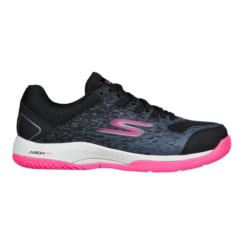 Women's Skechers Viper Court, Black/Pink, 8 B Medium - Skoutley Outdoors LLC