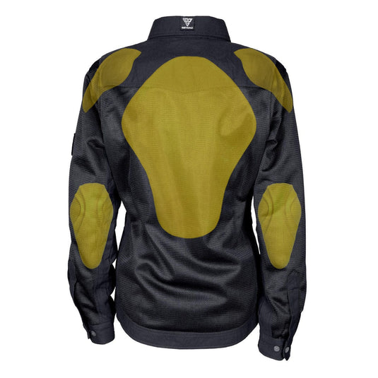 Protective Summer Mesh Shirt for Women - Black Solid