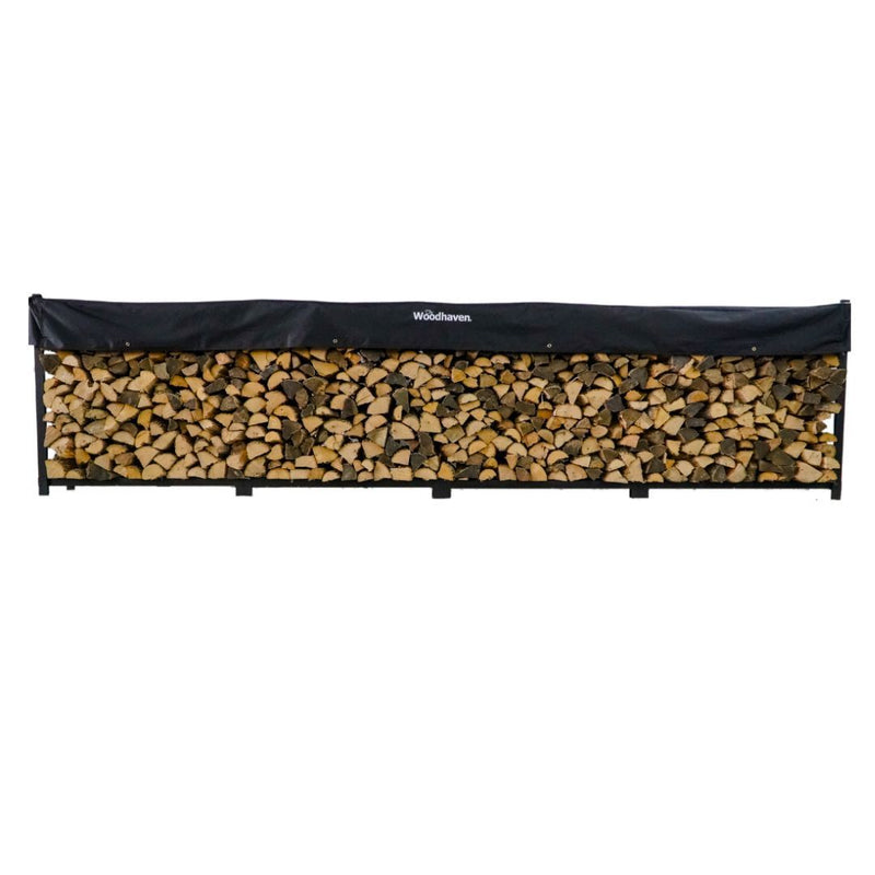 Load image into Gallery viewer, 16 ft Firewood Rack   Holds 1 Full Cord Woodhaven
