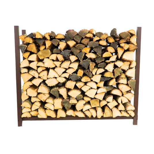 5 ft Steel Firewood Rack Holds 1/4 Cord Plus Woodhaven