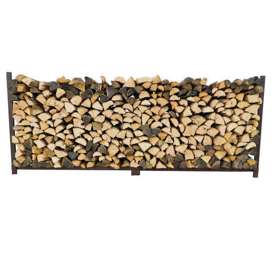 8 ft Steel Firewood Rack The Woodhaven